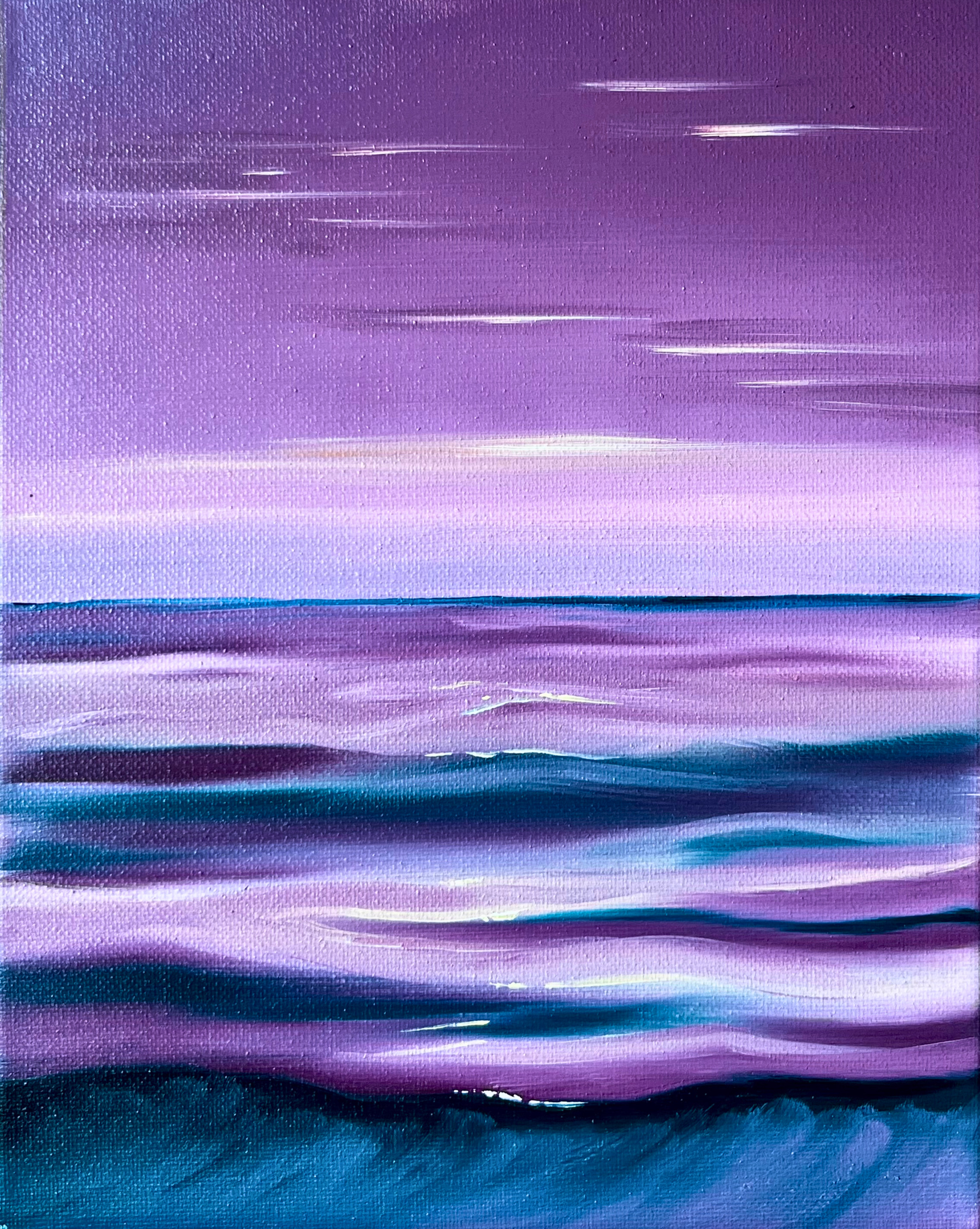 Purple dreamy waves